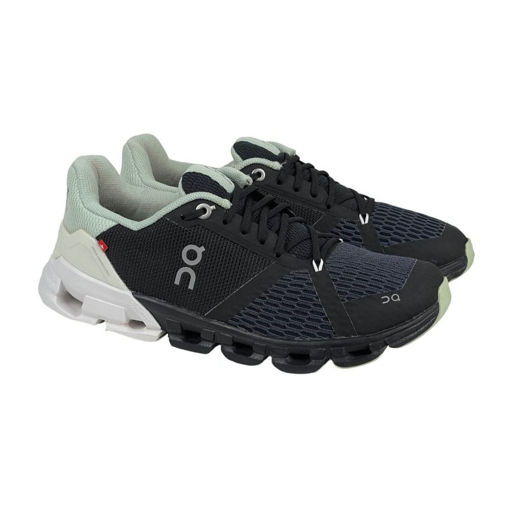 On Cloud Cloudflyer Black Lace Up Running Shoes Women's Size 6.5 Sneakers READ